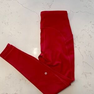 Lululemon Women’s Red Leggings